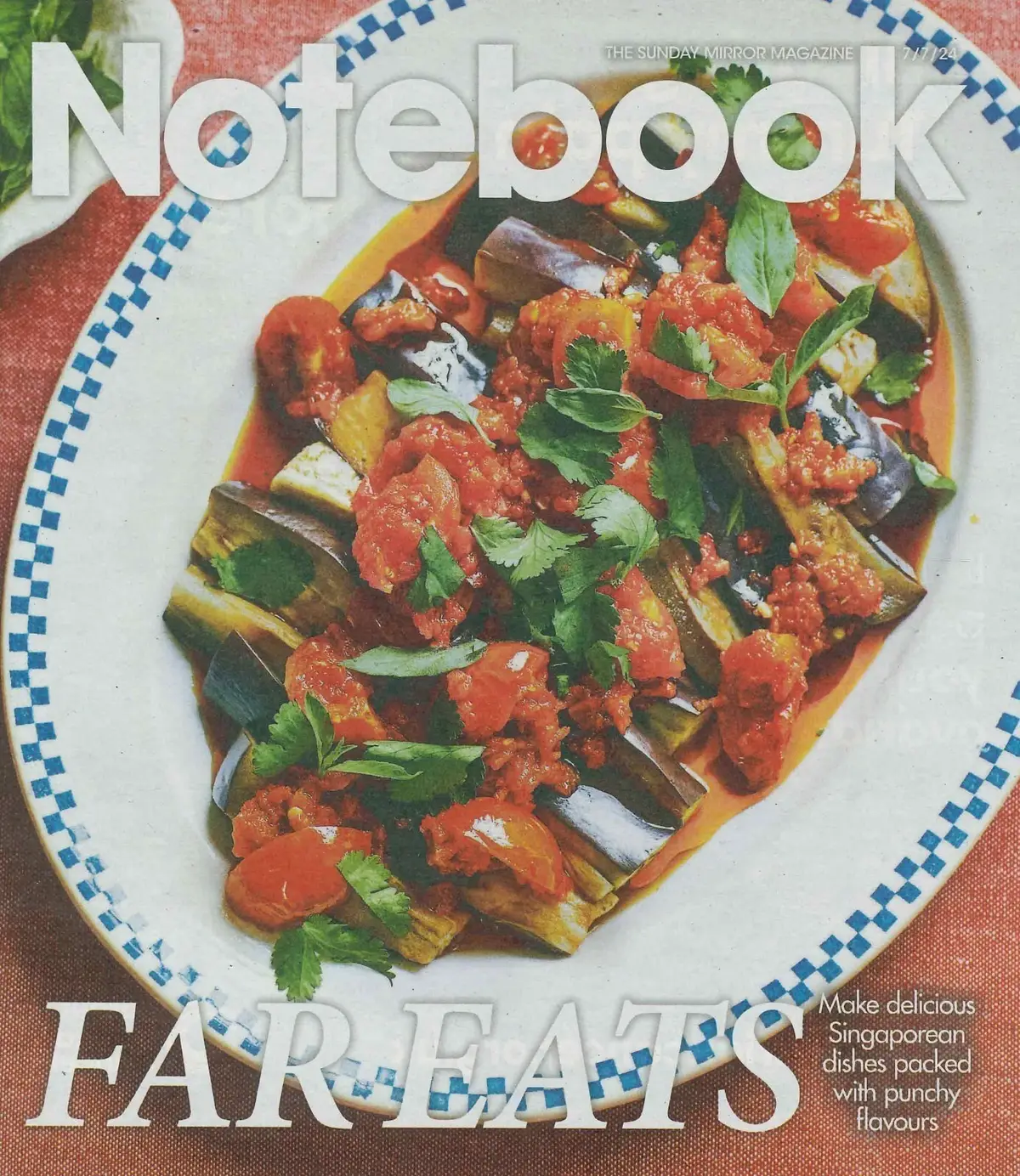 Sunday Mirror Notebook Magazine: Sue Barker, Russel Grant, Summer Fashion 7.7.24 - Free standard UK delivery included | Discount Quality Products