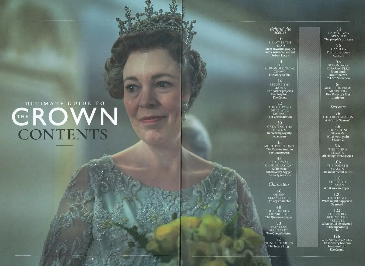 Ultimate Guide to The Crown Magazine, Royal Family TV Series, Season 5, 2022 - image 2 | Free standard UK delivery included | Discount Quality Products