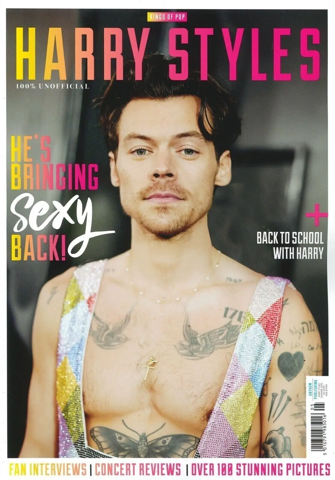 Harry Styles Magazine, Kings of Pop, X Factor, One Direction, 1D, Singer, 2023