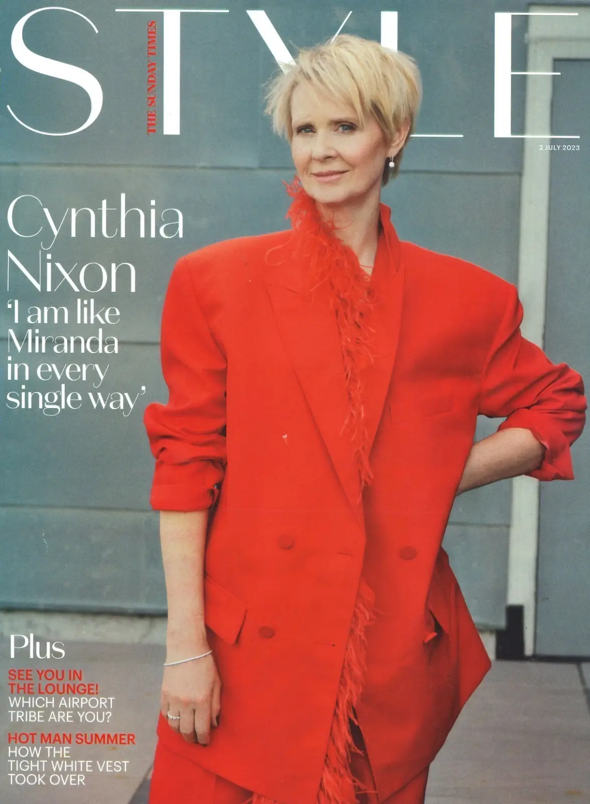 Sunday Times STYLE Magazine Cynthia Nixon, Dolly Alderton, Summer Fashion 2.7.23 - Free standard UK delivery included | Discount Quality Products