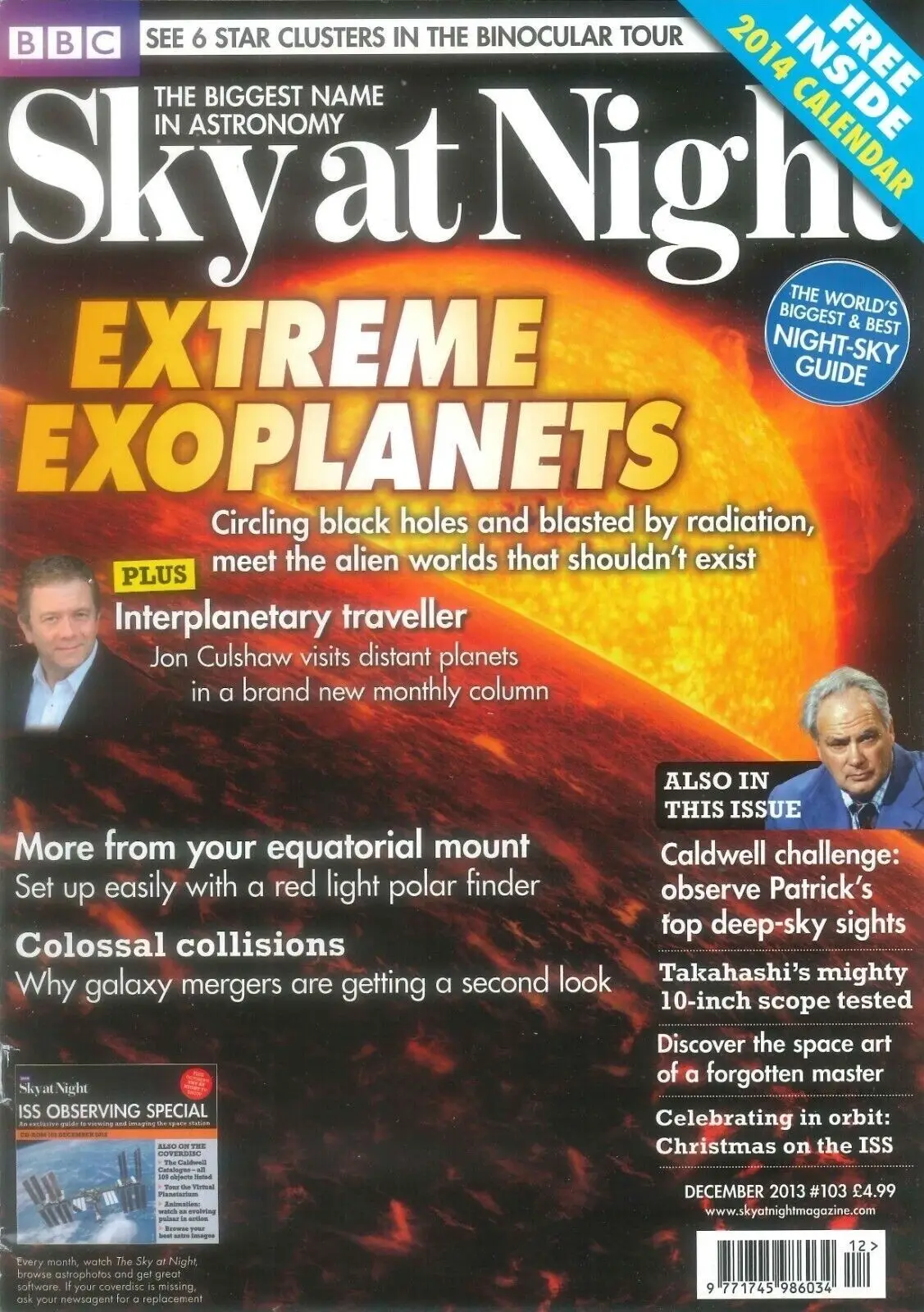 BBC Sky at Night Astronomy Magazine #103, Exoplanets, ISS, Galaxy, December 2013