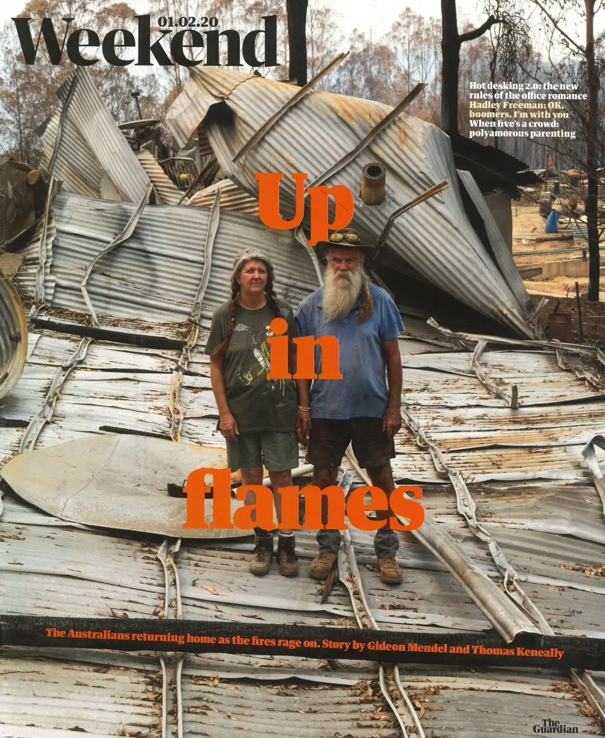 Guardian Weekend Magazine: Australian Firestorm, Ralf Little, Fashion, 1.2.20