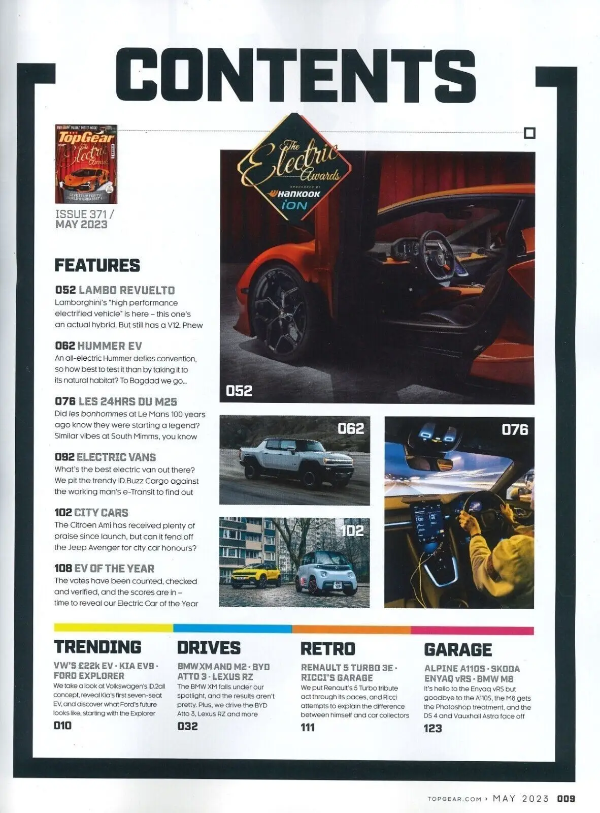 BBC Top Gear Magazine #371, Electric Awards, BMW XM, Ford Explorer, May 2023 - image 2 | Free standard UK delivery included | Discount Quality Products