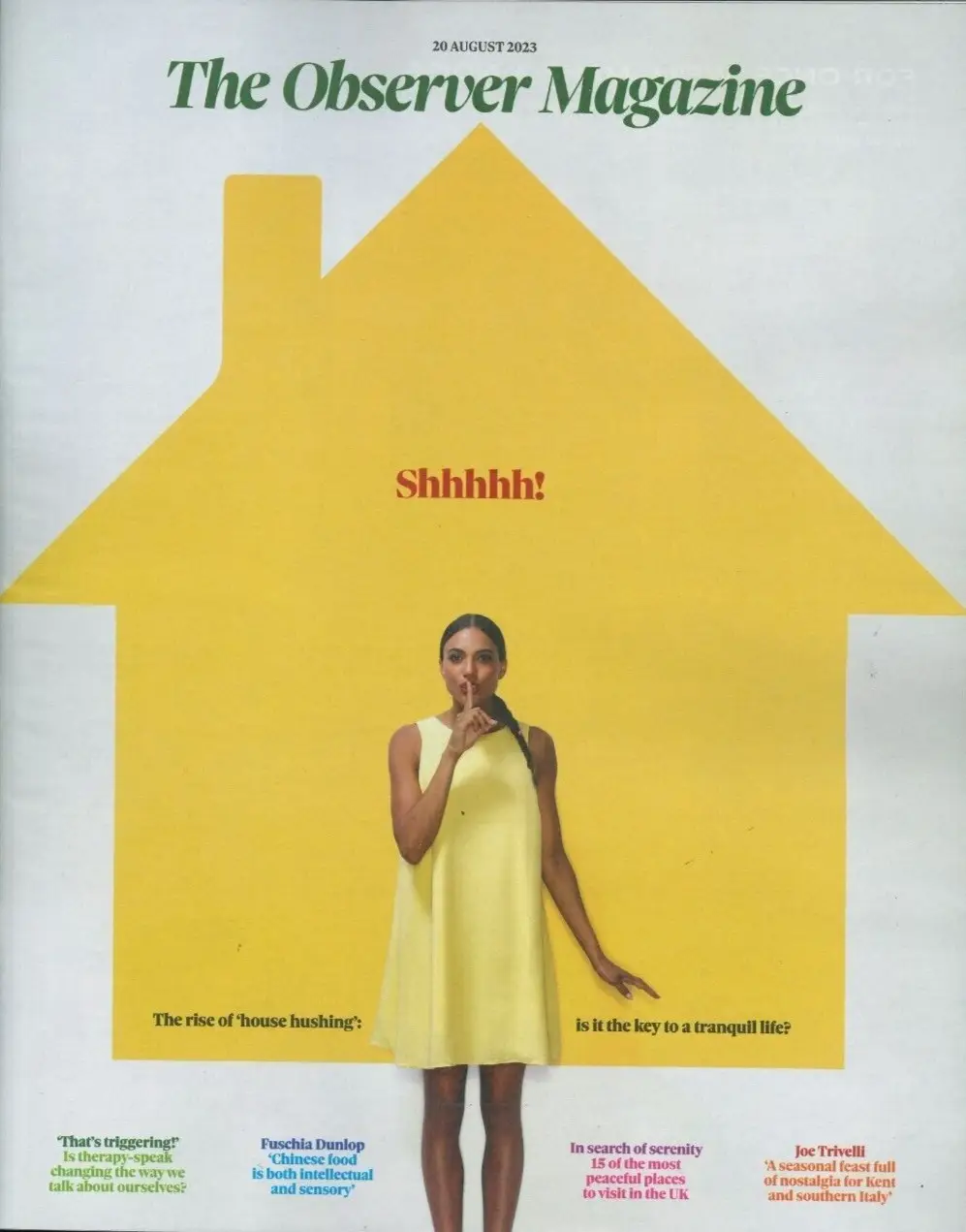 Observer Magazine, Jay Rayner, Joe Trivelli, Eva Wiseman, Sarah C., 20.8.23