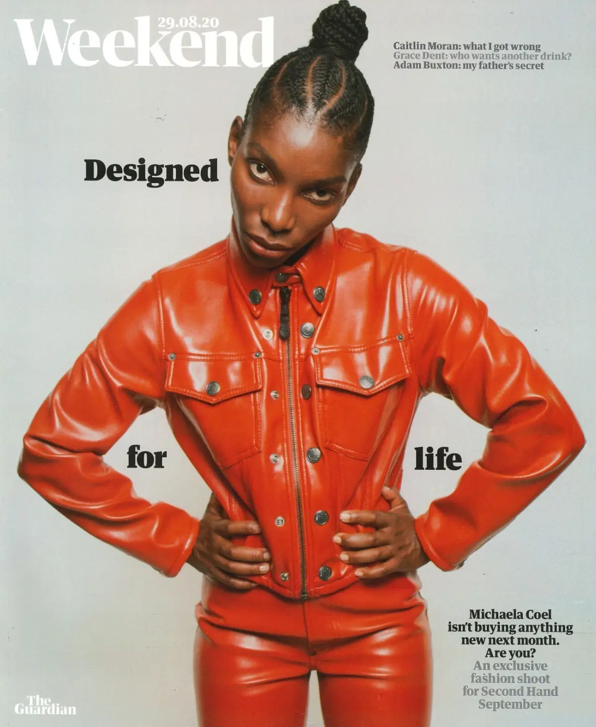 Guardian Weekend Magazine: Michaela Cole, Clara Amfo, Adam Buxton, 29.8.20