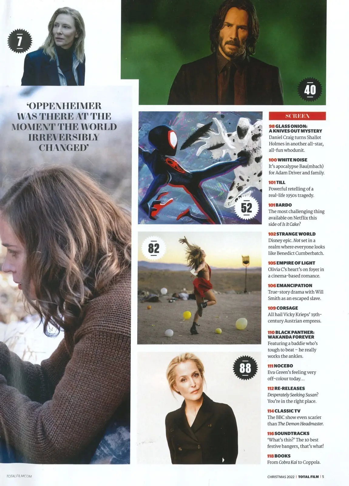 Total Film Magazine, Christopher Nolan's Oppenheimer, Cillian, Christmas 2022 - image 3 | Free standard UK delivery included | Discount Quality Products