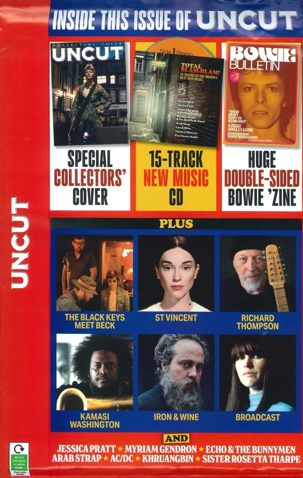 Uncut Magazine Free 15-Track CD & Giant Posterzine, David Bowie, Music, May 2024 - image 2 | Free standard UK delivery included | Discount Quality Products