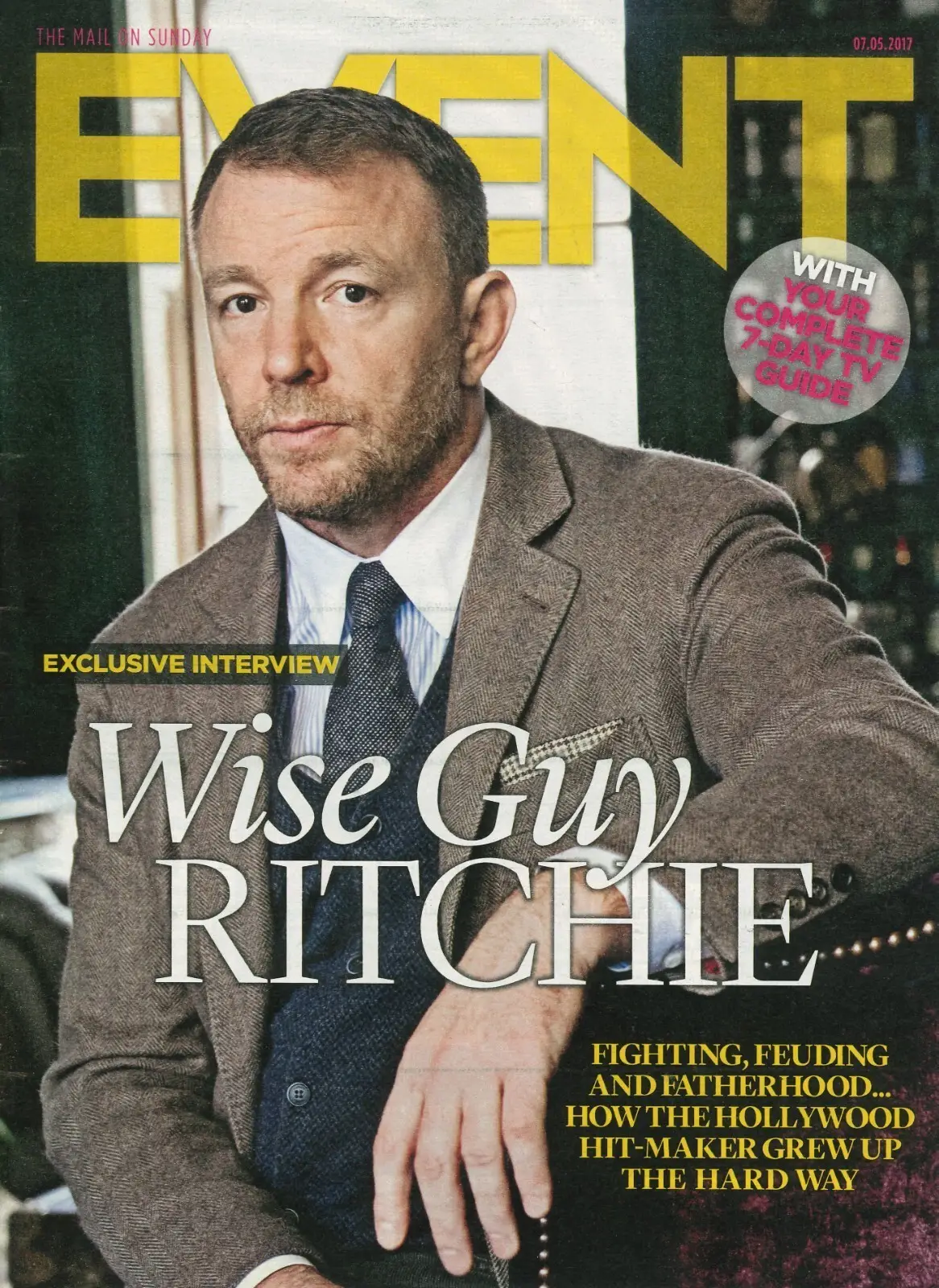 Event Magazine, Guy Ritchie, Leo Sayer, Agatha Christie, Piers Morgan, 7.5.17