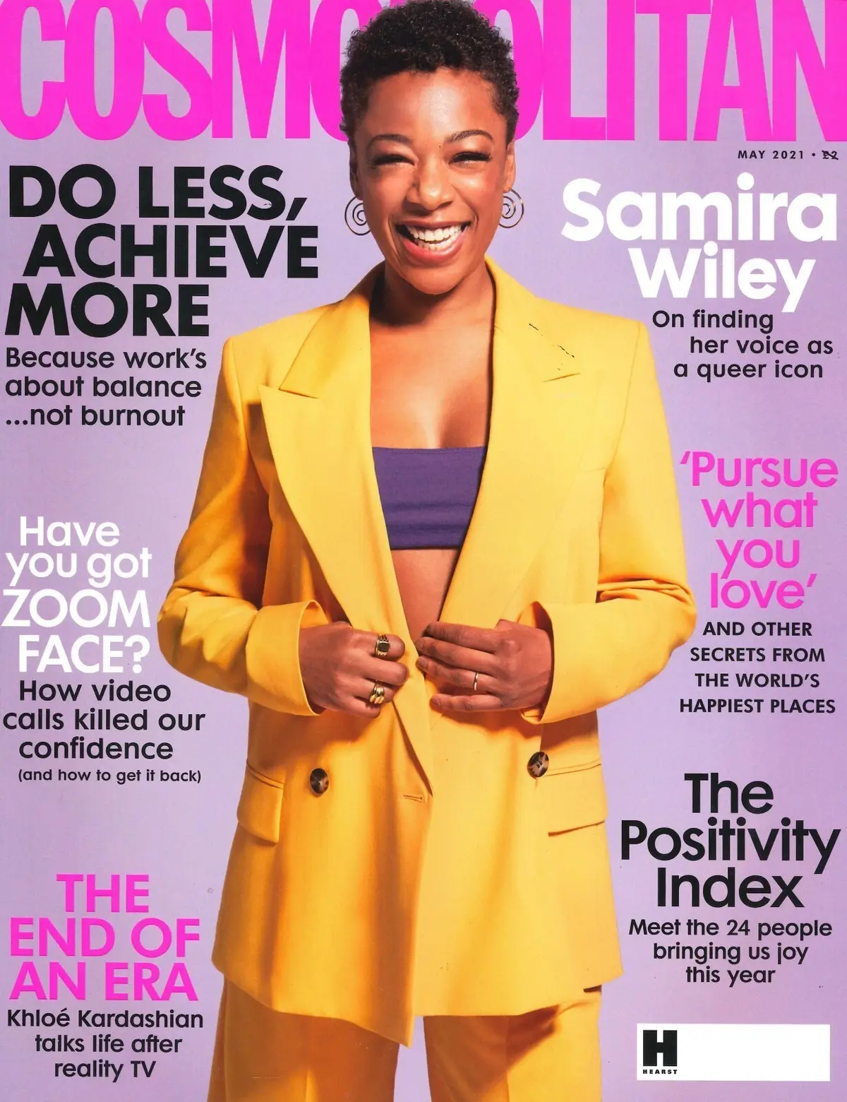 Cosmopolitan Magazine: Samira Wiley, Khloé Kardashian, Fashion, Style, May 2021