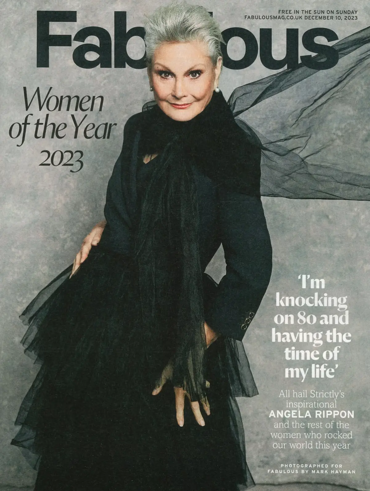 Fabulous Magazine: Women of the Year, Angela Rippon, Anna Williamson, 10.12.23