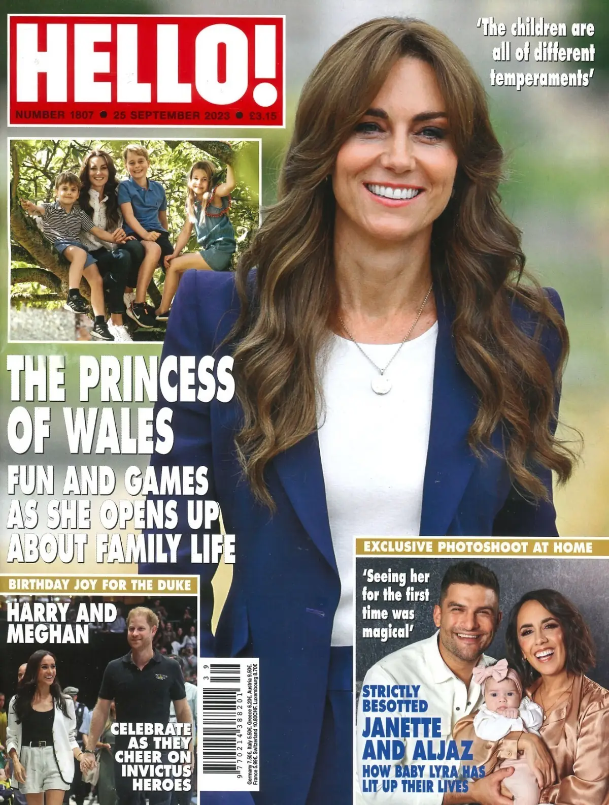 HELLO! Magazine: Princess Kate, Prince Harry &amp; Meghan, Taylor Swift, 25.9.23