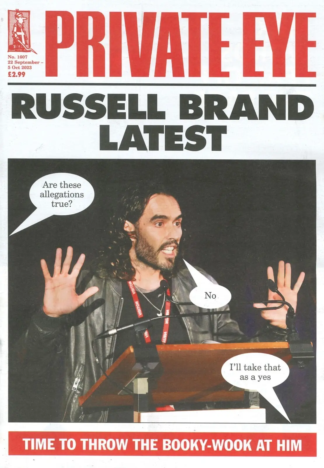 Private Eye Magazine, Russell Brand Allegations, Princess Kate, Sunak, 22.9.23