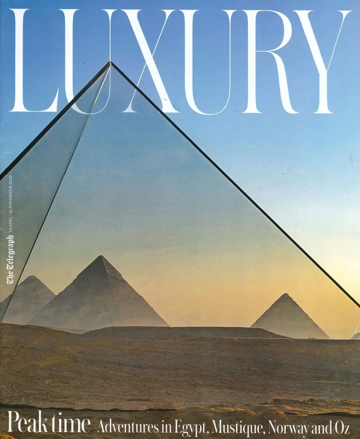 Telegraph Luxury Magazine: Egypt Voyage, Harry & Meghan, Mert Alas, 12.11.22 - Free standard UK delivery included | Discount Quality Products