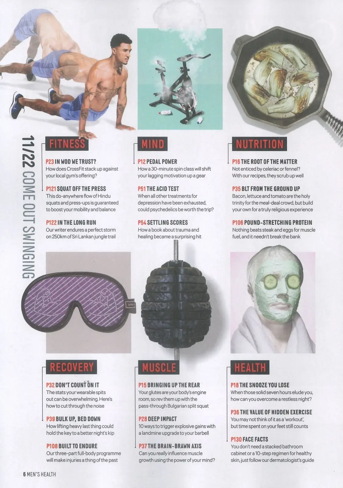 Men's Health Magazine, KSI Olajide, Brad Pitt, Muscle Dysmorphia, November 2022 - image 2 | Free standard UK delivery included | Discount Quality Products