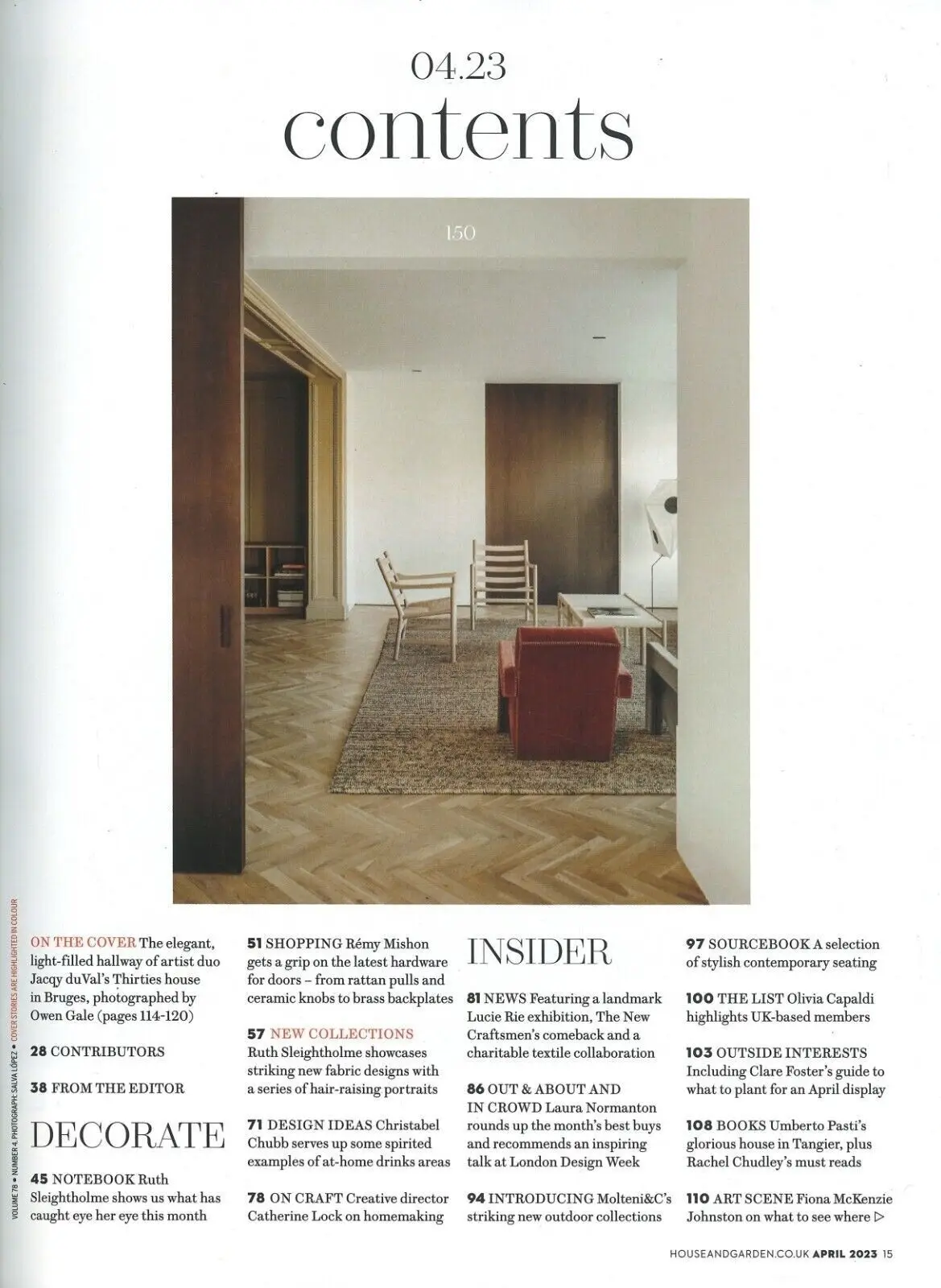 House & Garden Magazine, Home Décor Interior, Garden, Travel Guide, April 2023 - image 2 | Free standard UK delivery included | Discount Quality Products