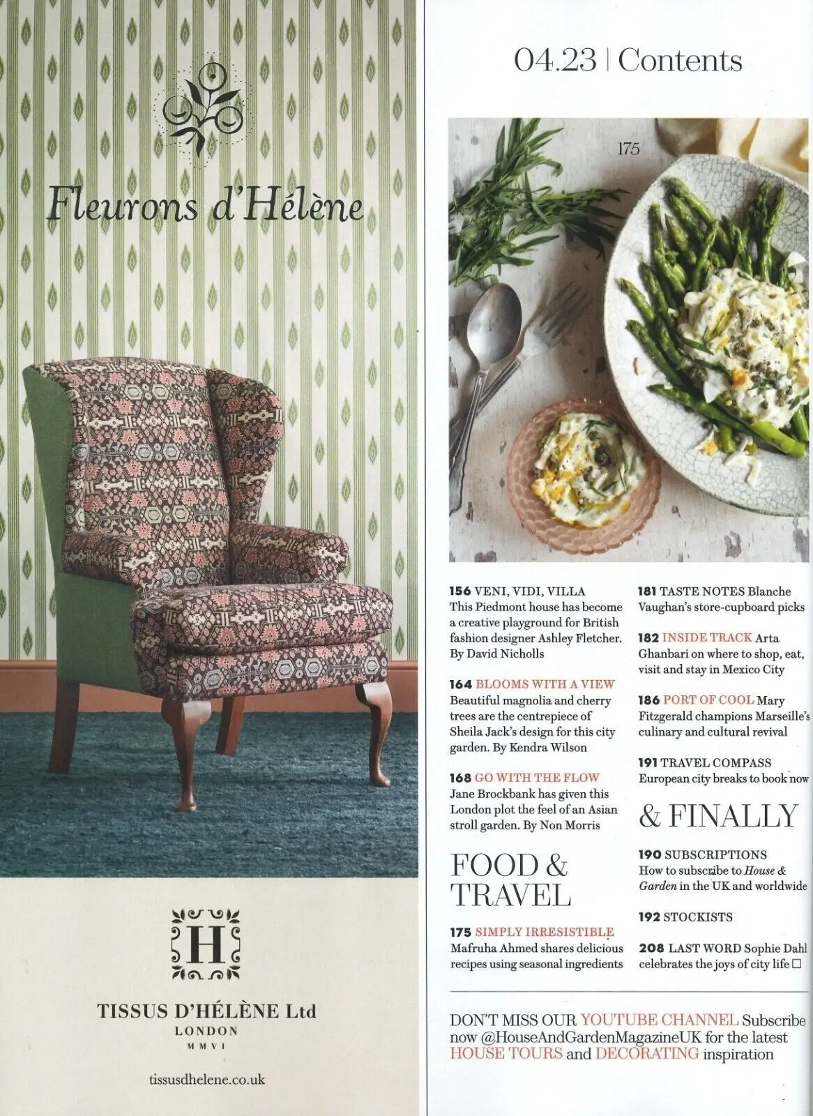 House & Garden Magazine, Home Décor Interior, Garden, Travel Guide, April 2023 - image 4 | Free standard UK delivery included | Discount Quality Products