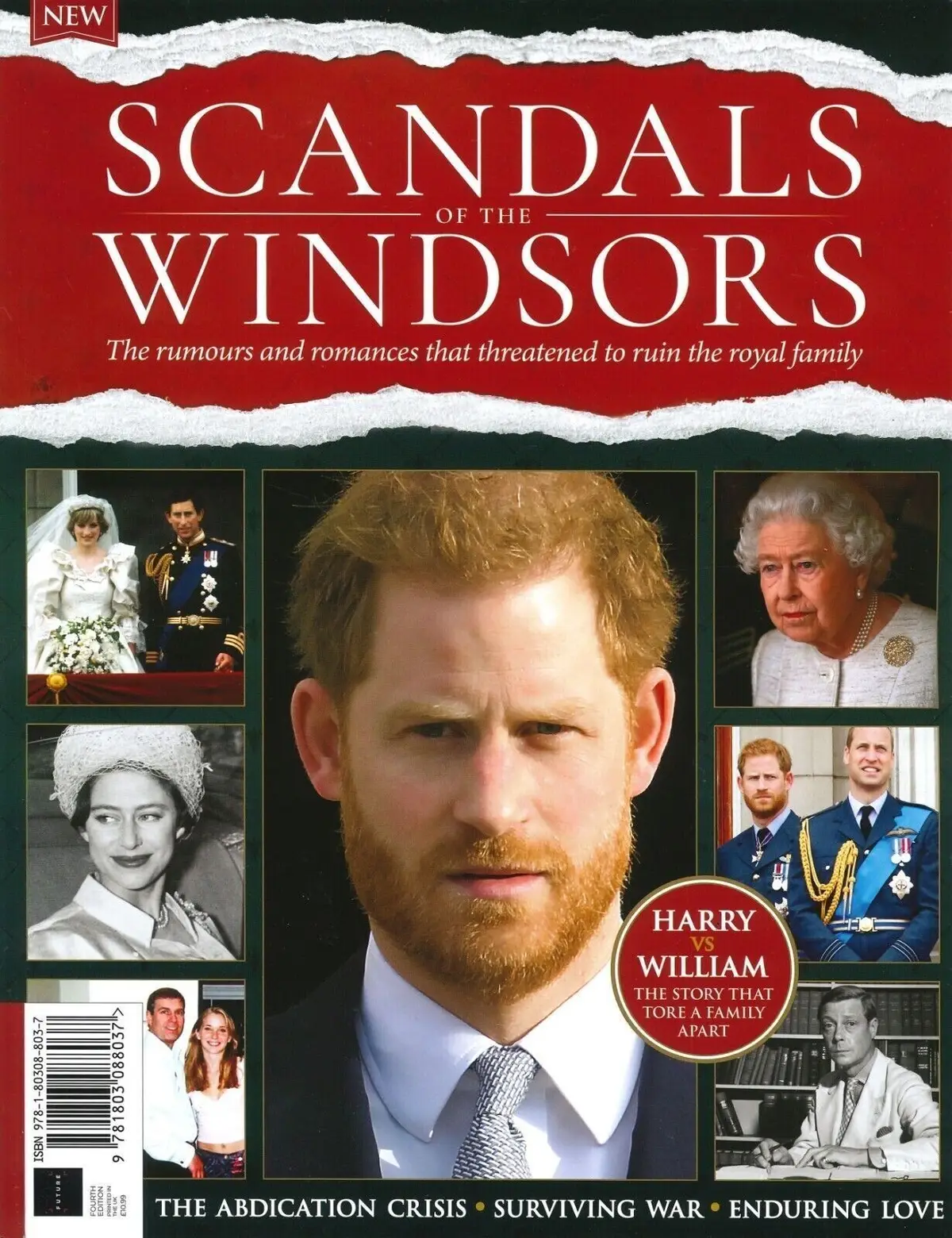 Scandals of the Windsors Magazine, Prince Harry &amp; William, Charles, Queen, 2023