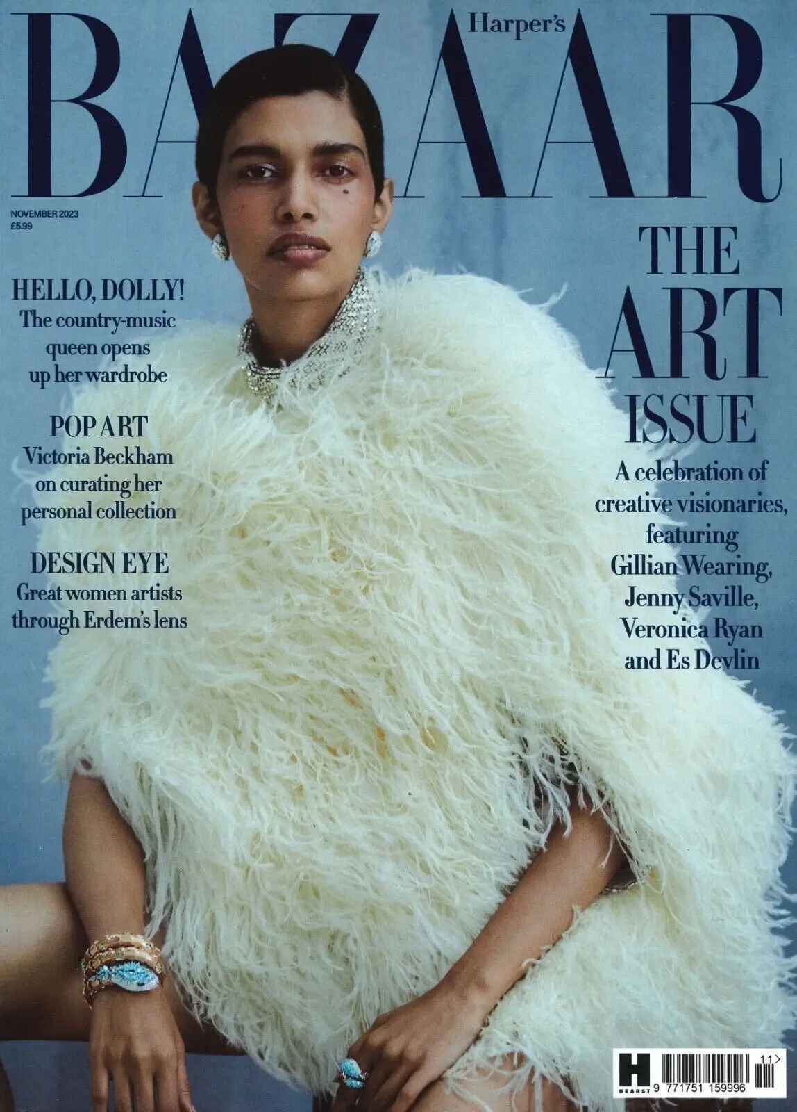 Harper's Bazaar Magazine: Victoria Beckham, Gillian Wearing, Es Devlin, Nov 2023