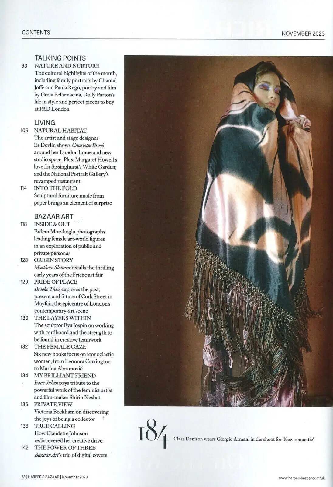 Harper's Bazaar Magazine: Victoria Beckham, Gillian Wearing, Es Devlin, Nov 2023 - image 3 | Free standard UK delivery included | Discount Quality Products