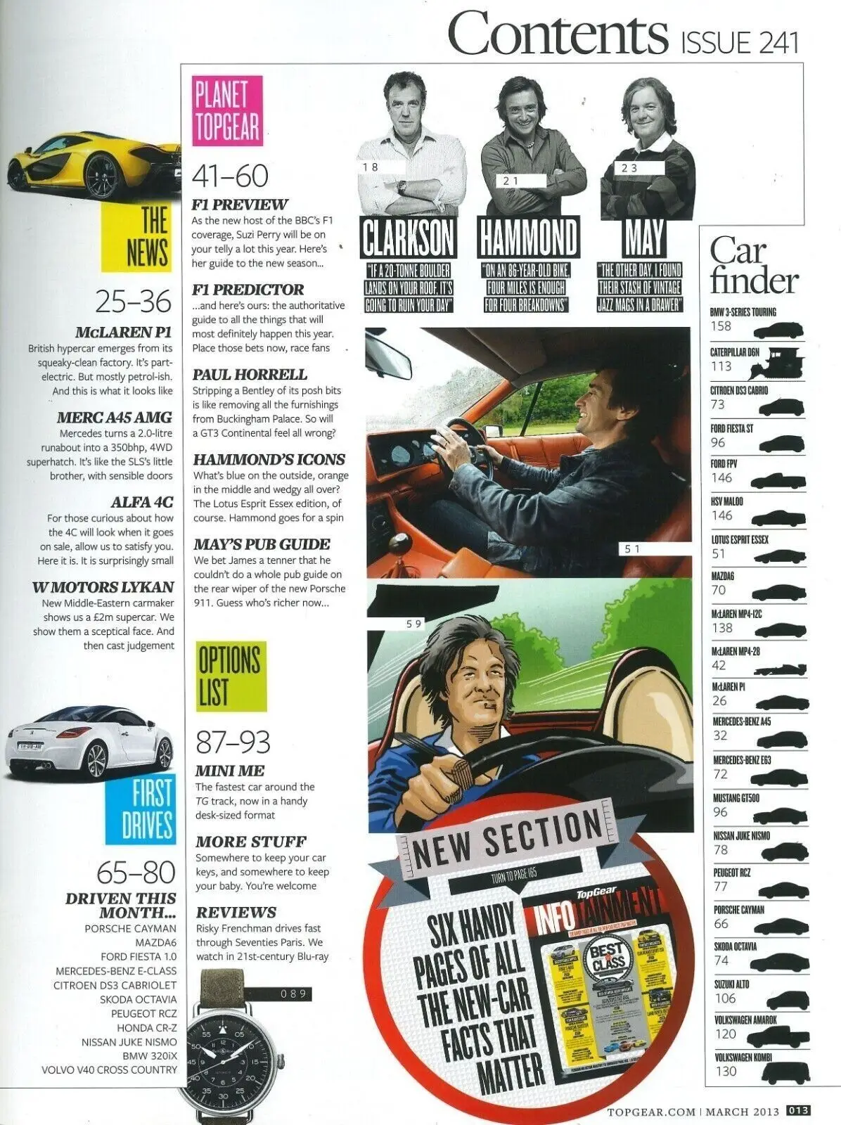 BBC Top Gear Magazine: Issue 241, Alfa 4C, A45 AMG, Porsche, BMW 320, March 2013 - image 4 | Free standard UK delivery included | Discount Quality Products