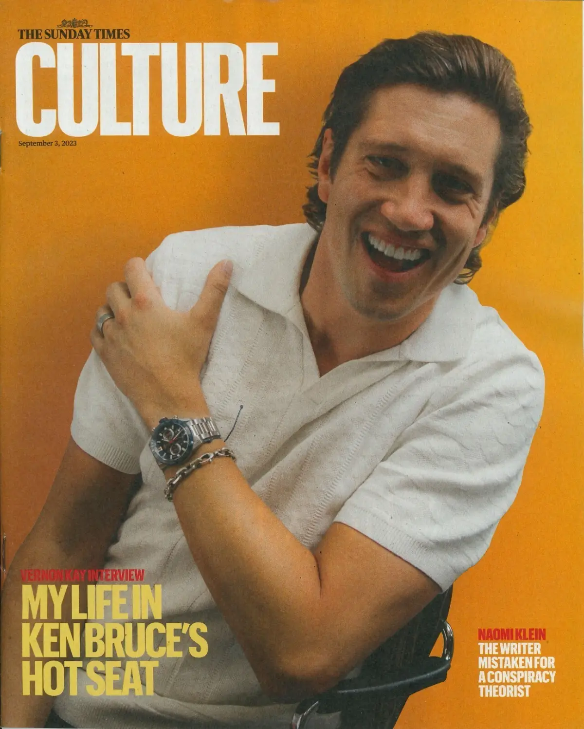 Sunday Times Culture Magazine, Ken Bruce, Naomi Klein, Rory Cellan, 3.9.23 - Free standard UK delivery included | Discount Quality Products