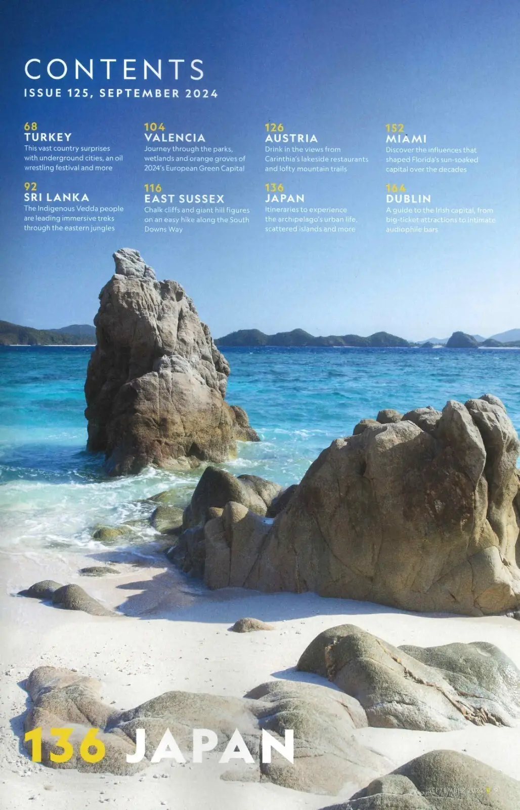 National Geographic Traveller Magazine Turkey, Japan, Valencia, Miami, Sept 2024 - image 2 | Free standard UK delivery included | Discount Quality Products