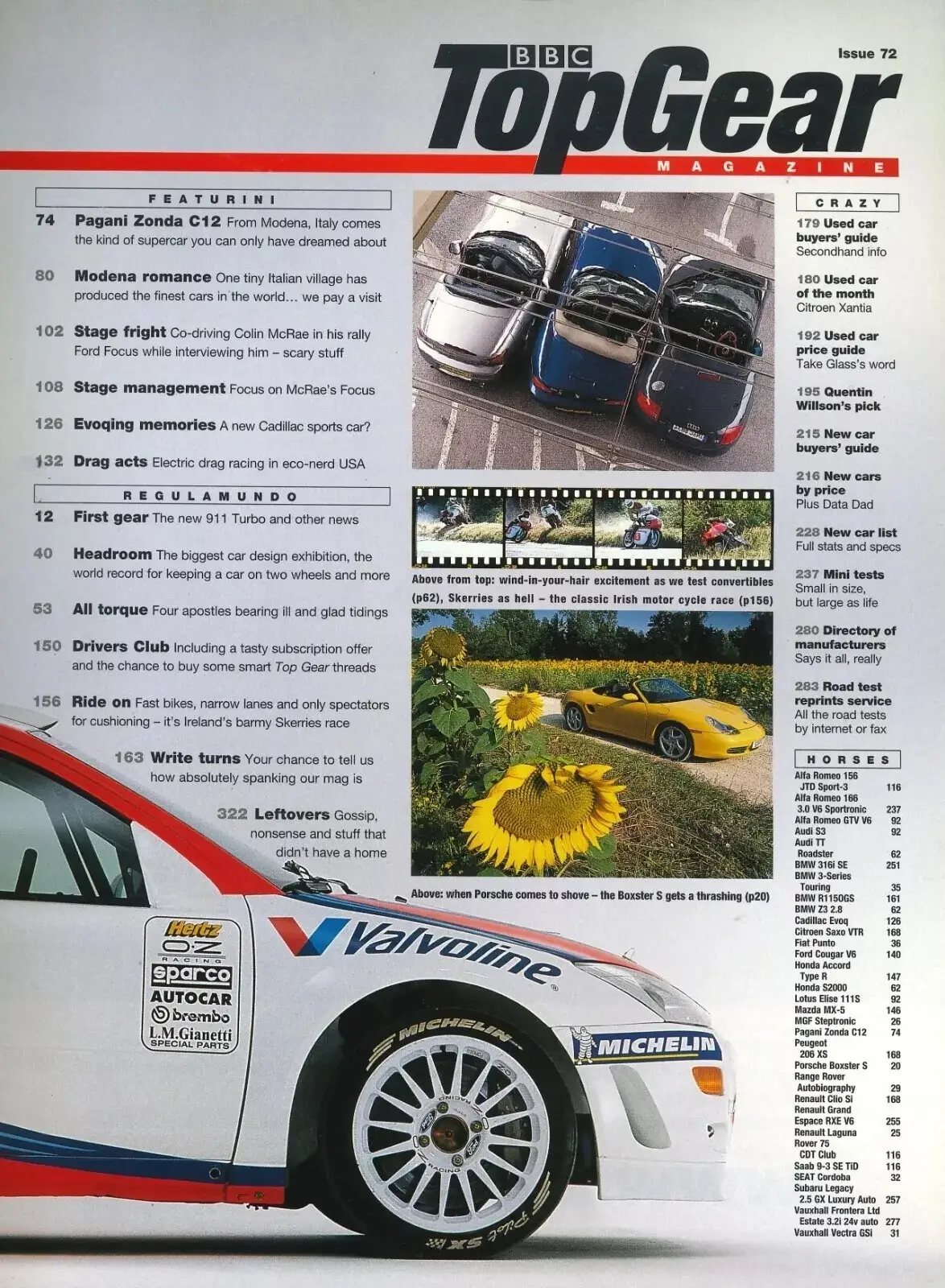 BBC Top Gear Magazine: Issue #72, Pagani Zonda, Audi S3, Porsche 911, Sept 1999 - image 3 | Free standard UK delivery included | Discount Quality Products