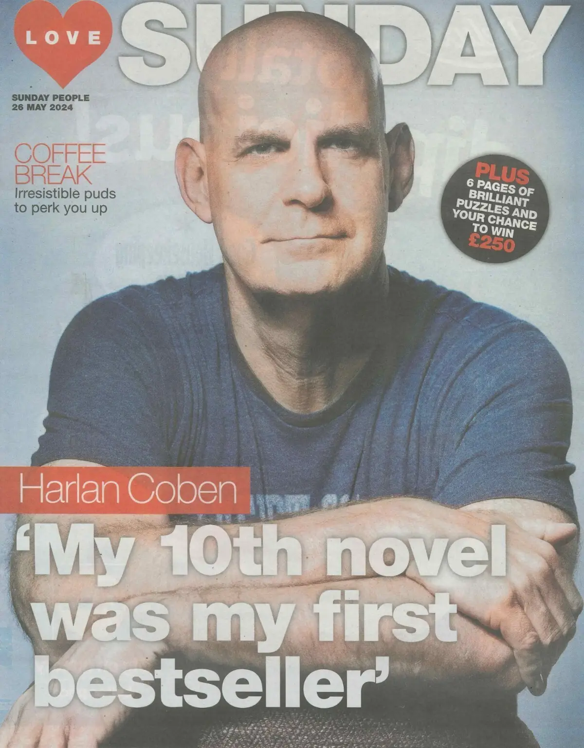 Love Sunday Magazine: Harlan Coben, Sara Cox, Russell Grant, Fashion, 26.5.24