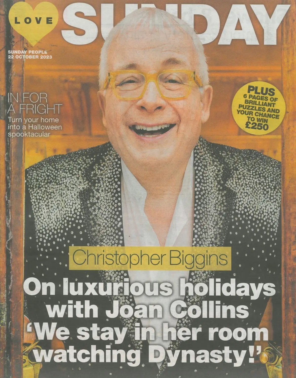 Love Sunday Magazine: Christopher Biggins, Denise Fergus, Halloween, 22.10.23