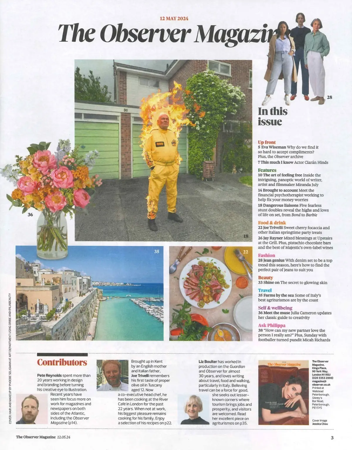 Observer Magazine: Miranda July, Ciarán Hinds, Micah Richards, Fashion, 12.5.24 - image 2 | Free standard UK delivery included | Discount Quality Products