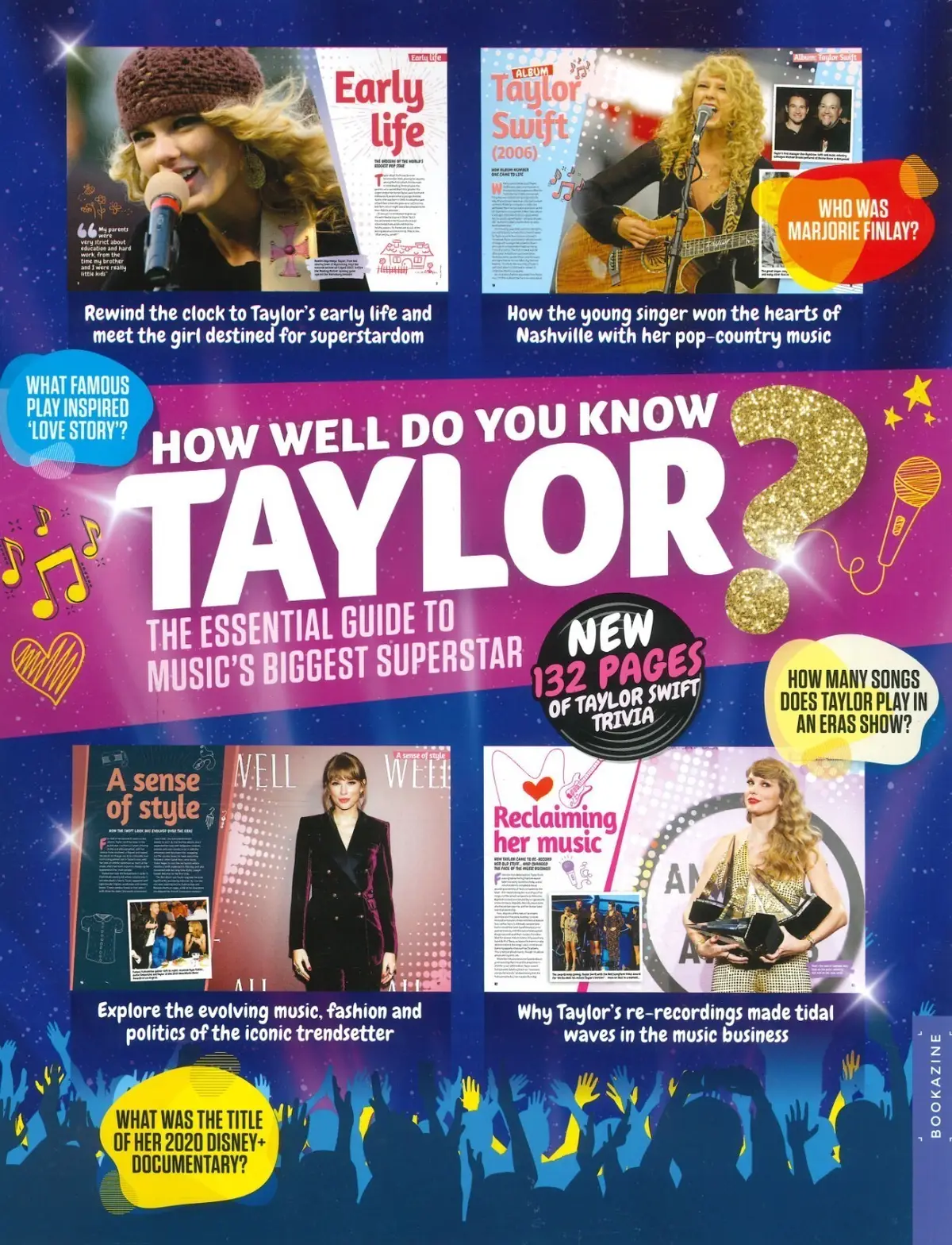 How Well Do You Know Taylor Swift? Magazine Icons Series, Music, Pop Singer 2024 - image 2 | Free standard UK delivery included | Discount Quality Products