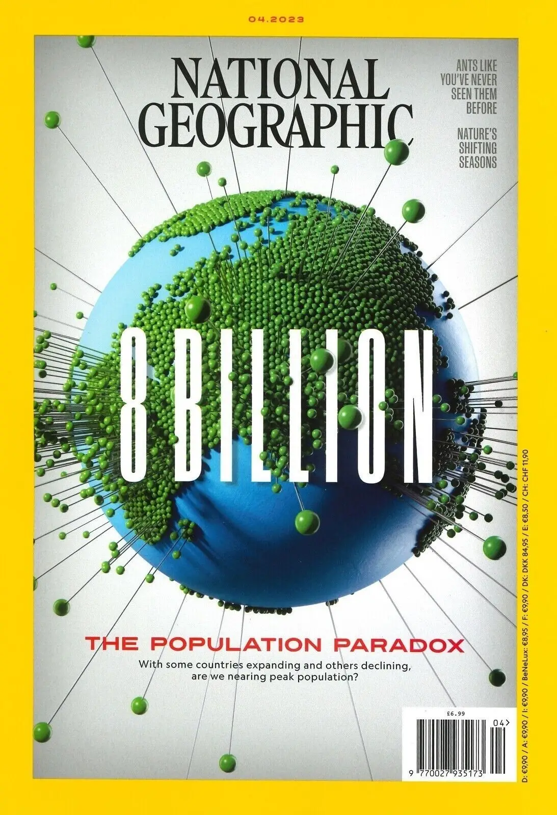 National Geographic Magazine, Population Paradox, Shrinking China, April 2023
