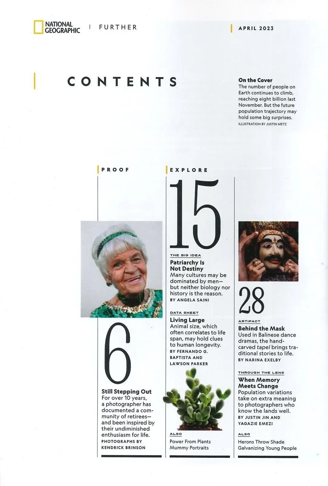National Geographic Magazine, Population Paradox, Shrinking China, April 2023 - image 2 | Free standard UK delivery included | Discount Quality Products