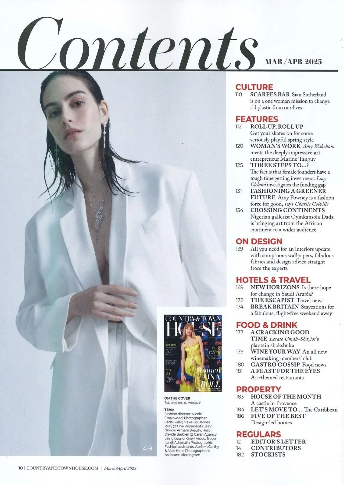 Country & Town House Magazine, Sian Brooke, Marine Tanguy, March/April 2023 - image 3 | Free standard UK delivery included | Discount Quality Products