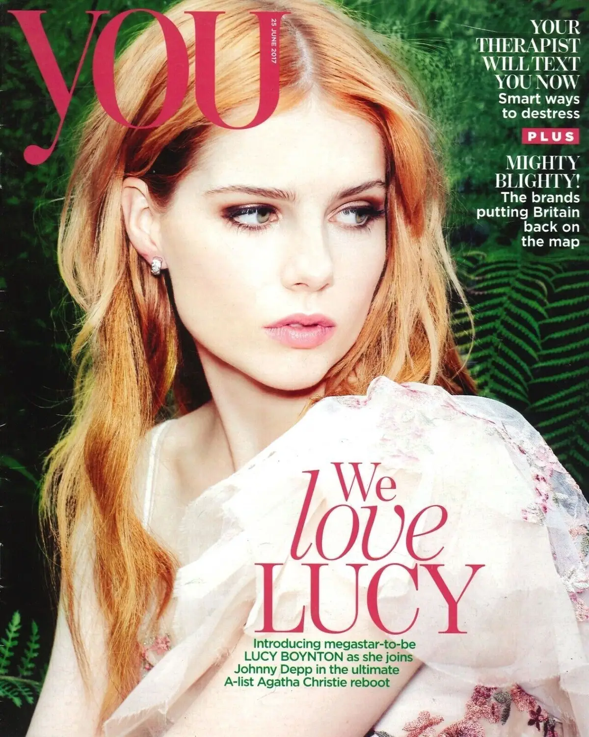 You Magazine: Lucy Boynton, Izzy Judd, Valerie June, Geri Horner, 25.6.17 - Free standard UK delivery included | Discount Quality Products