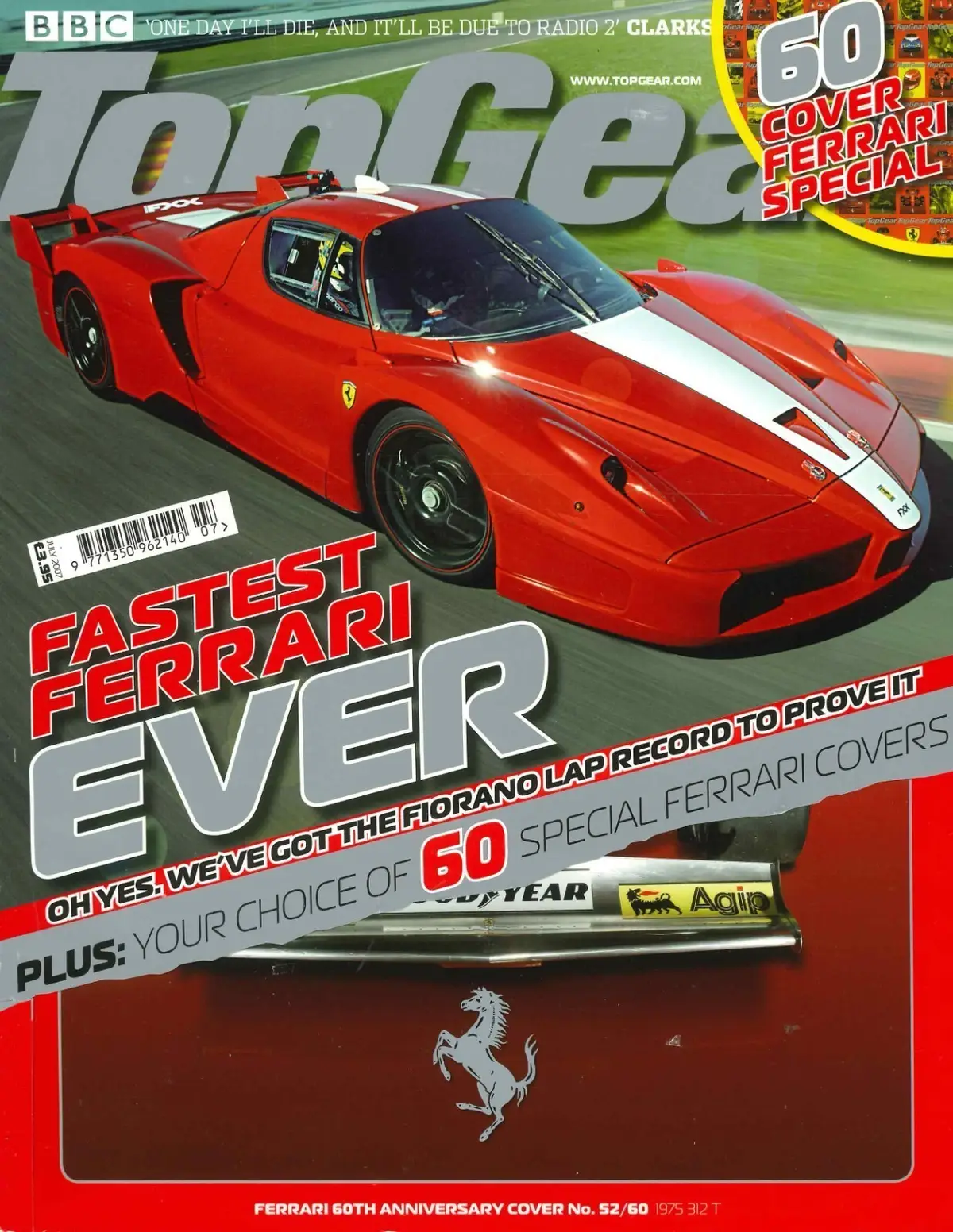 BBC Top Gear Magazine: Issue #167, Ferrari 60 Years, Civic Type RR, July 2007