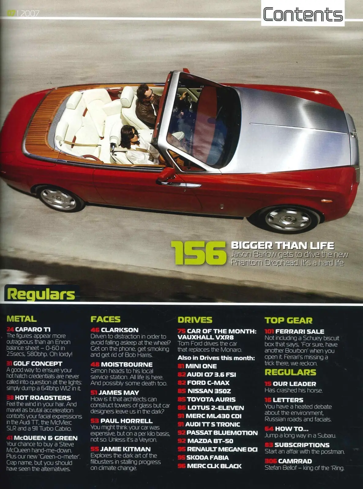 BBC Top Gear Magazine: Issue #167, Ferrari 60 Years, Civic Type RR, July 2007 - image 4 | Free standard UK delivery included | Discount Quality Products