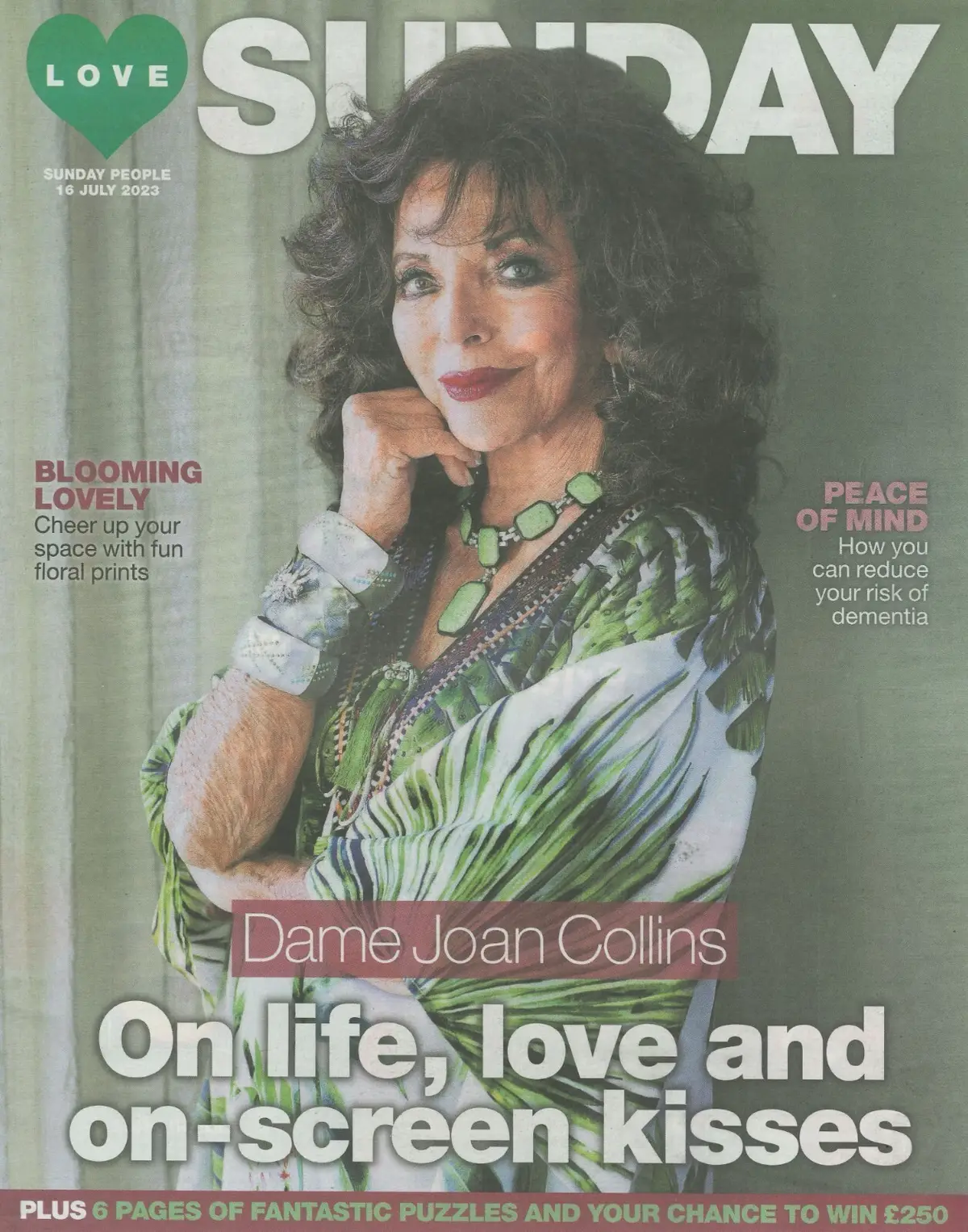 Love Sunday Magazine: Joan Collins, Helen Skelton, Barbie, Bill Bailey, 16.7.23