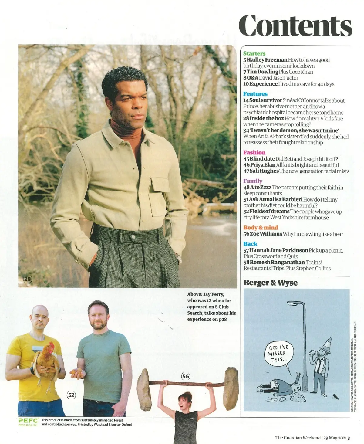 Guardian Weekend Magazine: Sinéad O'Connor, David Jason, Romesh Rangan, 29.5.21 - image 2 | Free standard UK delivery included | Discount Quality Products