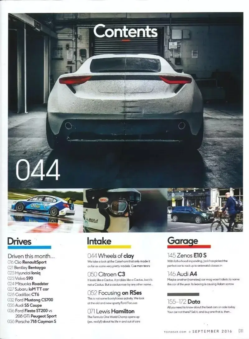 BBC Top Gear Magazine Issue #286, Aston DB11, Nissan GT-R, Audi A4, Sept 2016 - image 3 | Free standard UK delivery included | Discount Quality Products