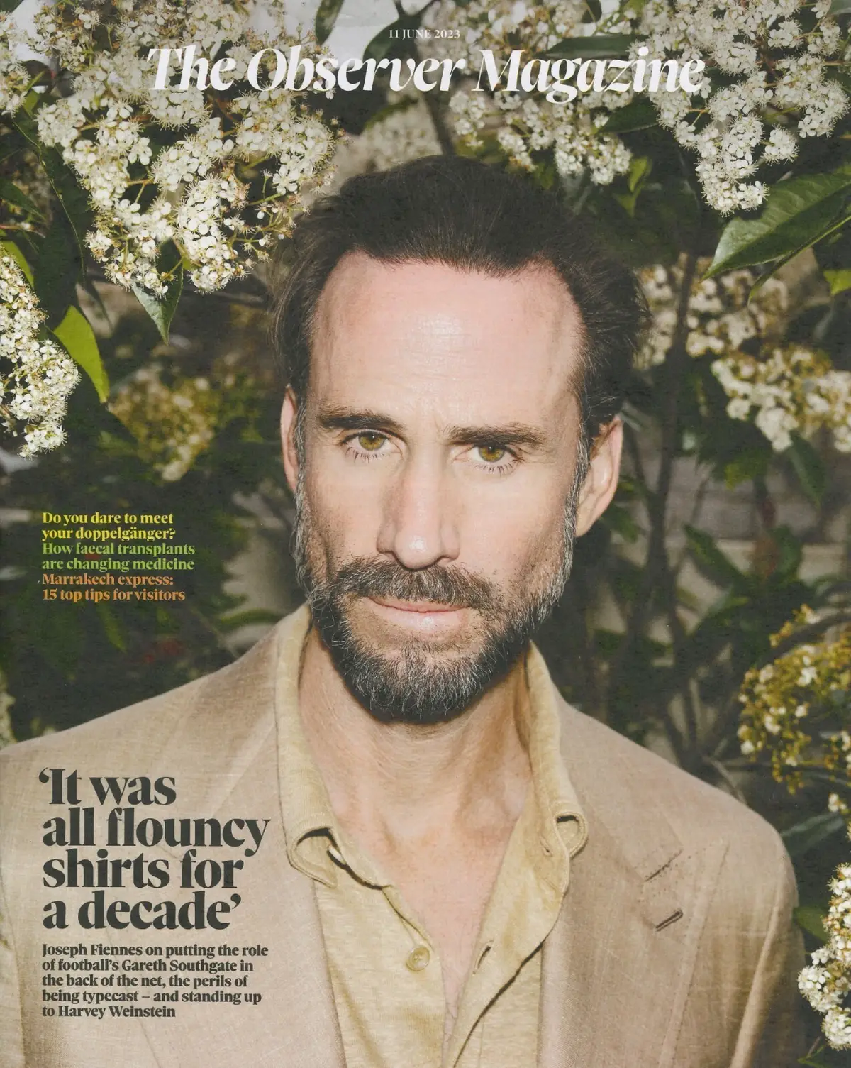 Observer Magazine, Joseph Fiennes, Mel B, Amanda Lamb, Lorraine Candy, 11.6.23