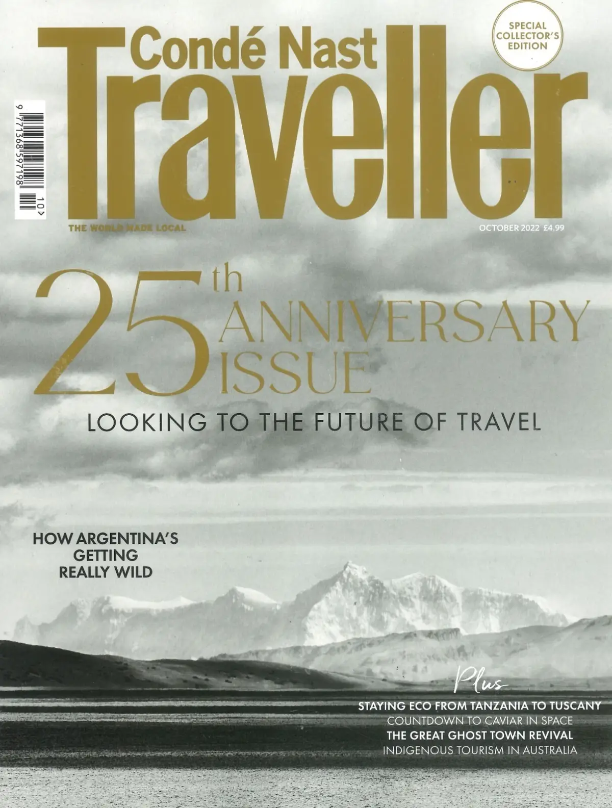 Conde Nast Traveller Magazine Collector's Edition 25th Anniversary Issue, 10.22