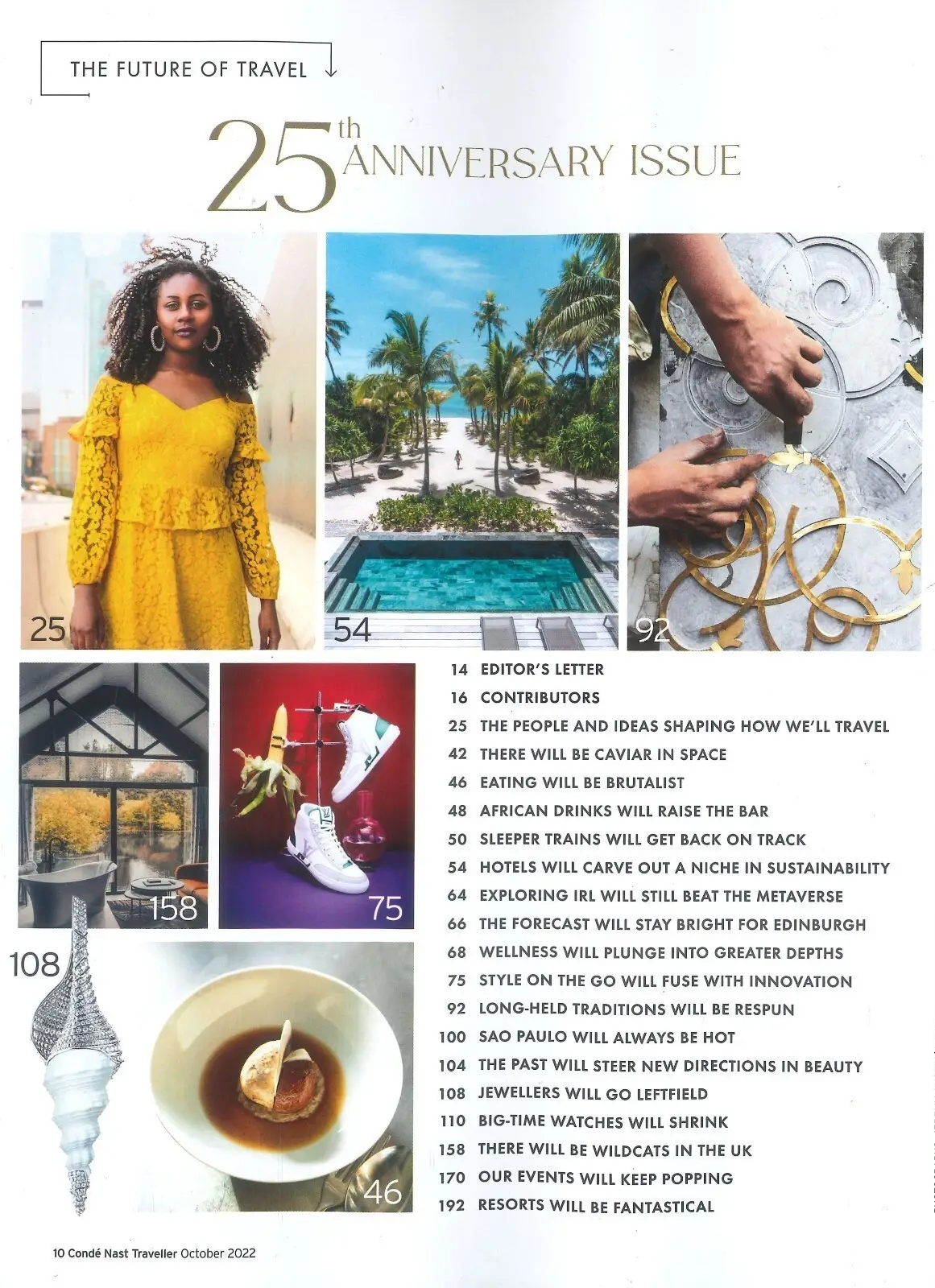 Conde Nast Traveller Magazine Collector's Edition 25th Anniversary Issue, 10.22 - image 3 | Free standard UK delivery included | Discount Quality Products