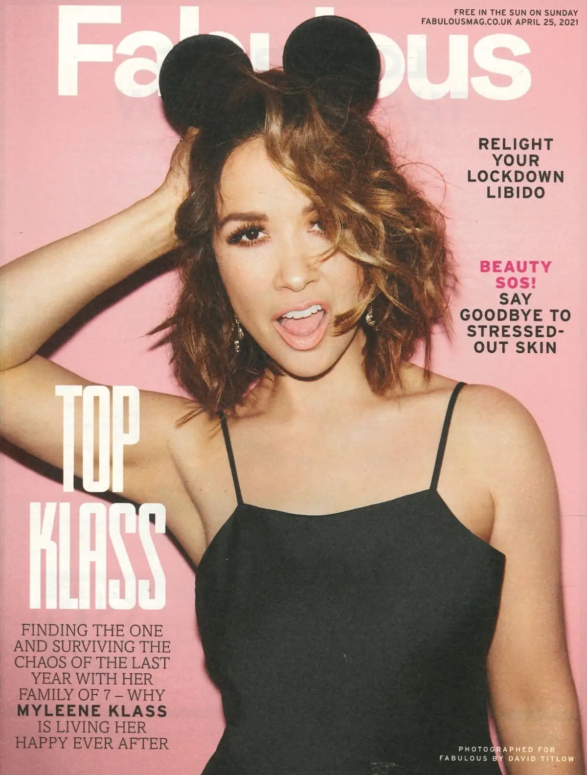 Fabulous Magazine: Myleene Klass, Sara Davies, JLS Aston Merrygold, 25.4.21