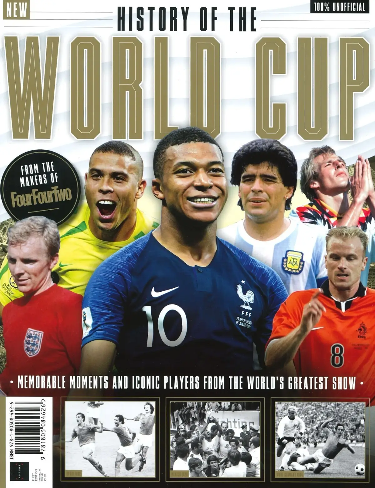 History of World Cup Magazine, Football Soccer, Ronaldo, Maradona, Qatar 2022