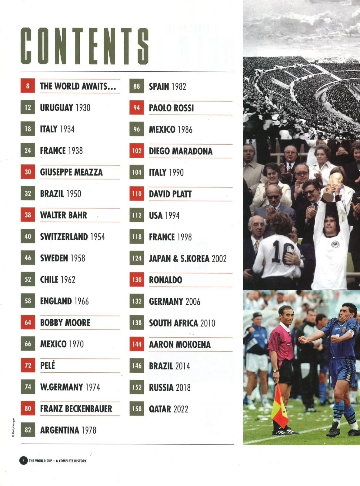 History of World Cup Magazine, Football Soccer, Ronaldo, Maradona, Qatar 2022 - image 2 | Free standard UK delivery included | Discount Quality Products