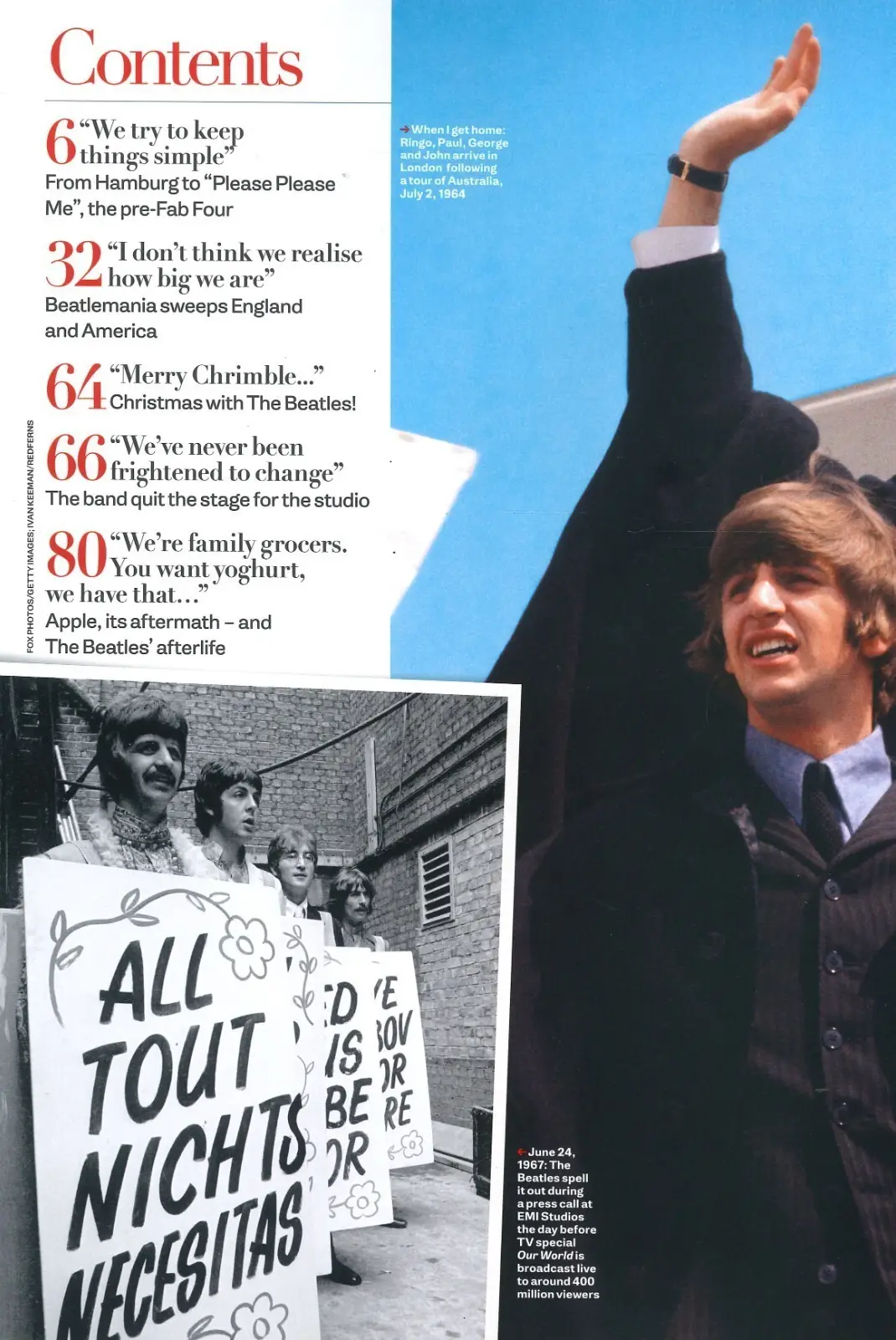 The Beatles Magazine A Life in Pictures, Paul McCartney John Lennon, Music, 2023 - image 2 | Free standard UK delivery included | Discount Quality Products