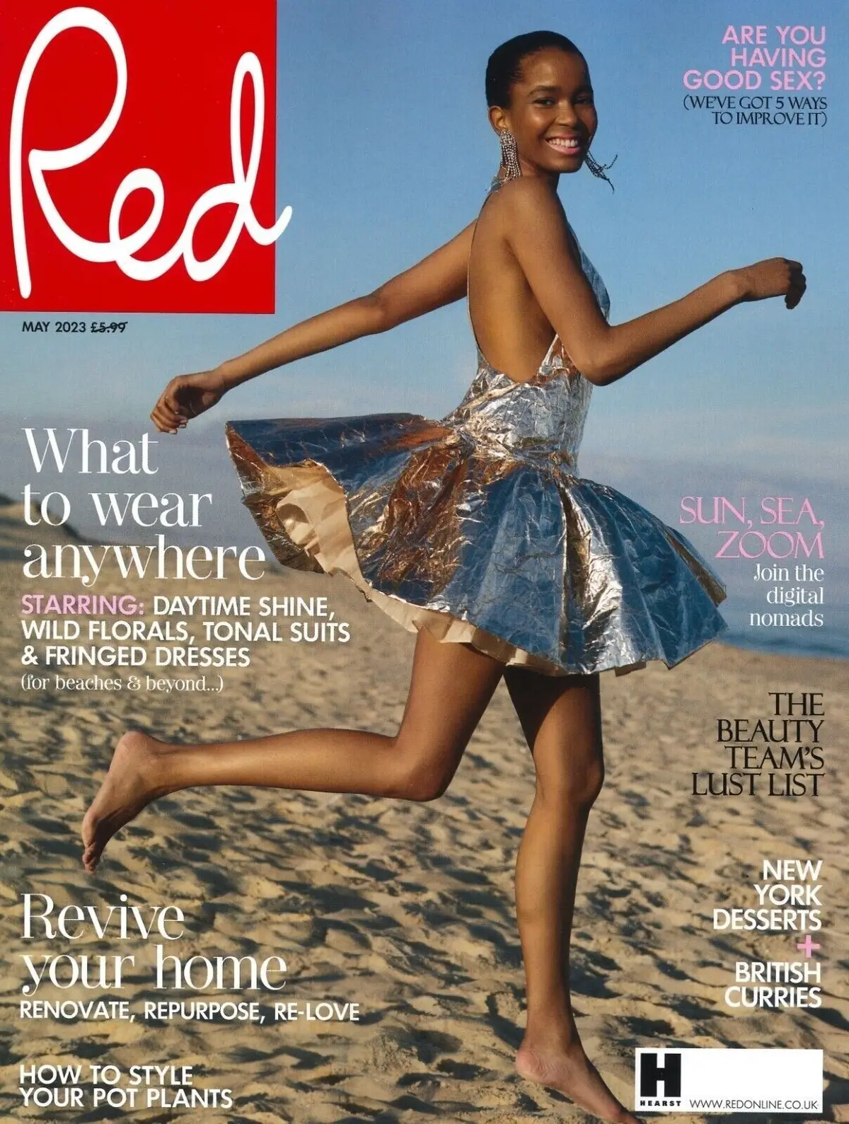 Red Magazine, Jane Krakowski, Sabrina Elba, Steve Bartlett, Fashion, May 2022