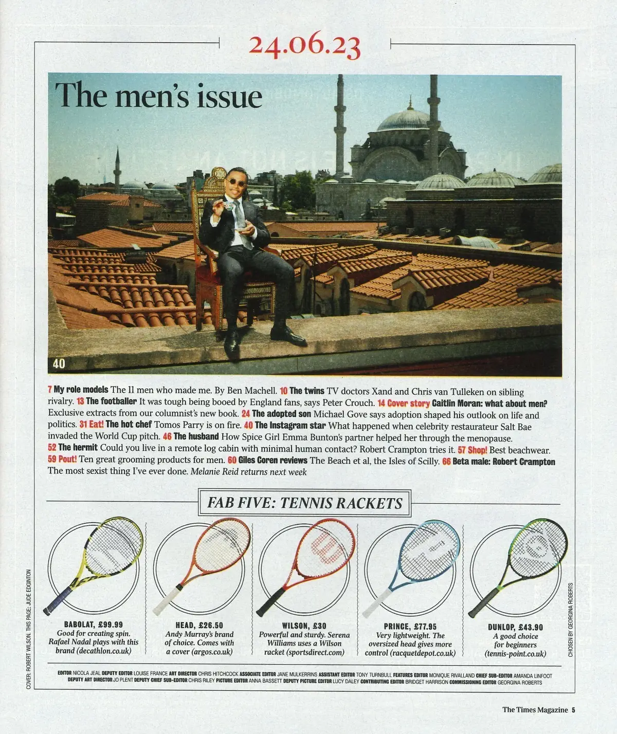 Times Magazine, Xand & Chris Tulleken, Michael Gove, Peter Crouch, 24.6.23 - image 2 | Free standard UK delivery included | Discount Quality Products