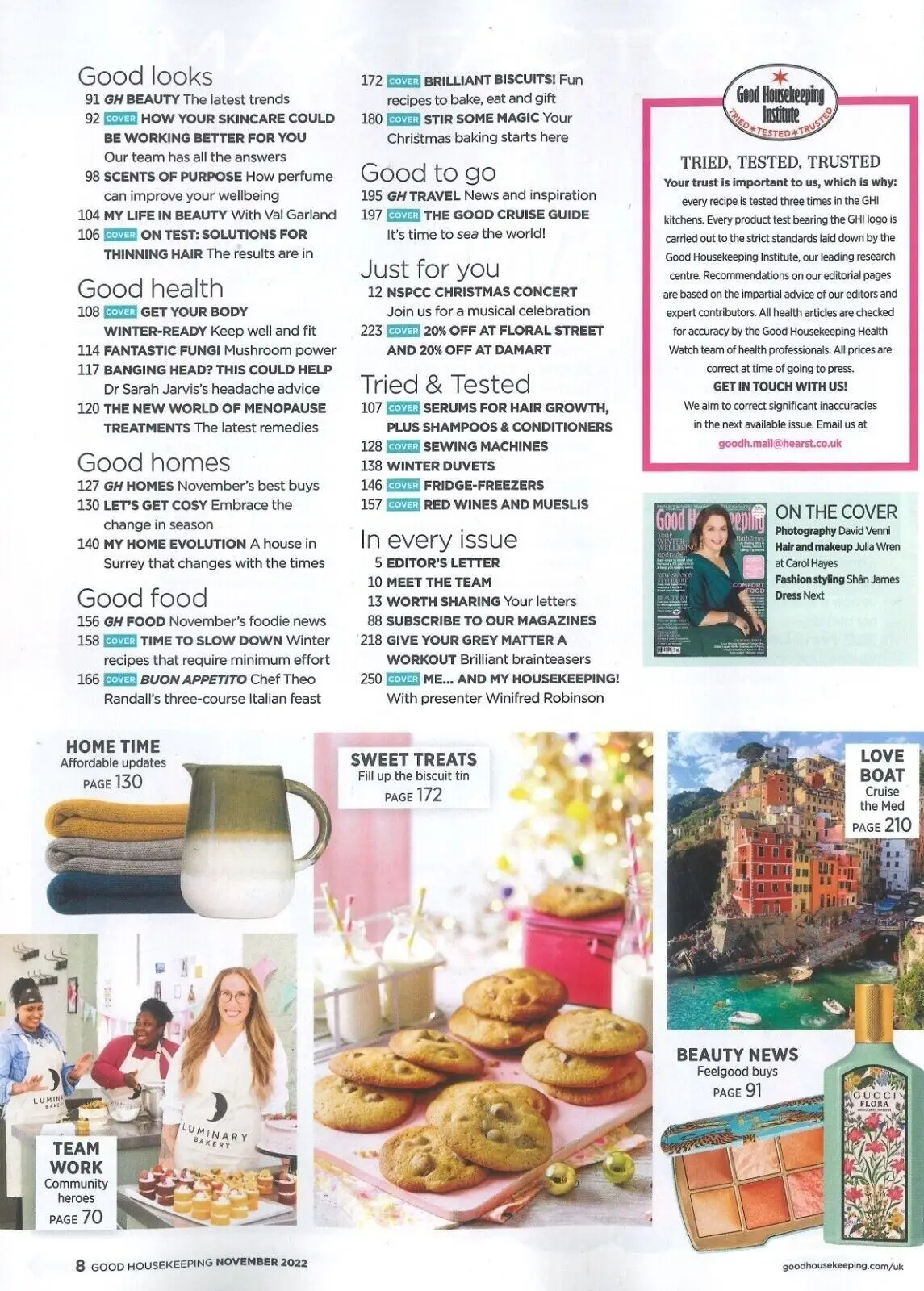 Good Housekeeping Magazine 100th Anniversary, Ruth Jones, Queen, November 2022 - image 3 | Free standard UK delivery included | Discount Quality Products